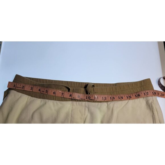 Armani Exchange Sweatpants Mens Large Beige Colorblock Joggers Pants Drawstring - Picture 11 of 13